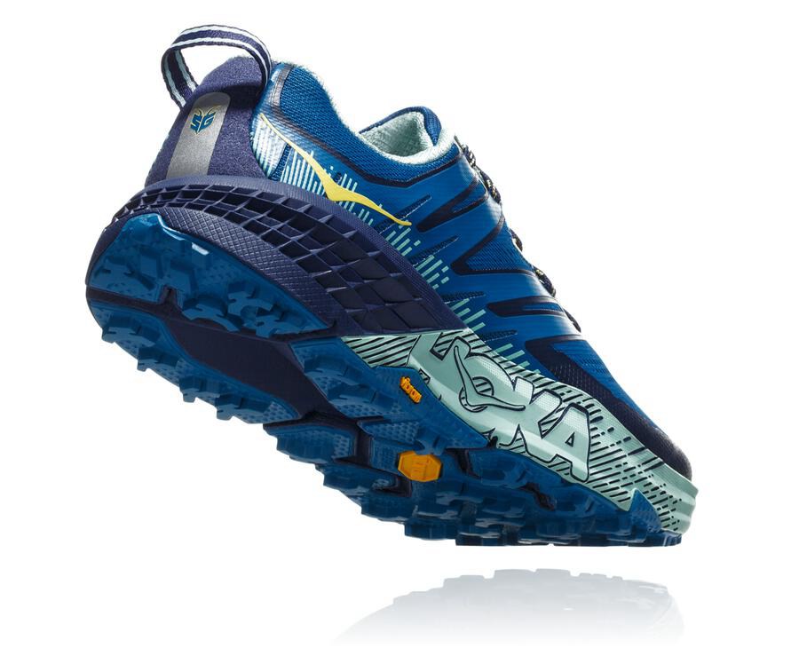 Hoka Australia One One Speedgoat 3 - Womens Trail Shoes Blue - BOKIF-2746